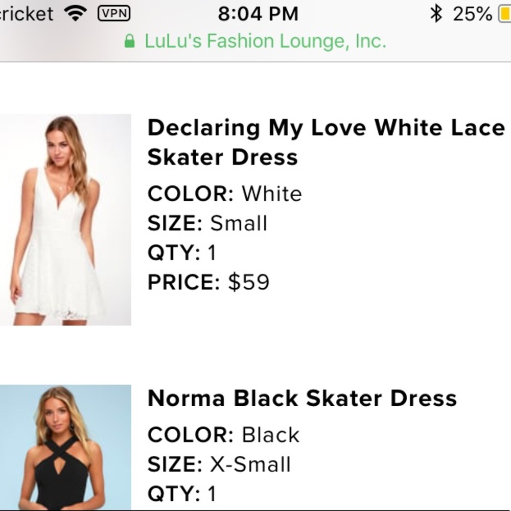 Lulus white lace dress